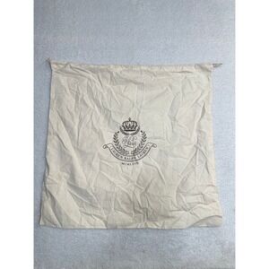 Lauren Ralph Lauren RL 21x21 Crest Drawstring Dust Bag Pouch MCMXVII-New No tags